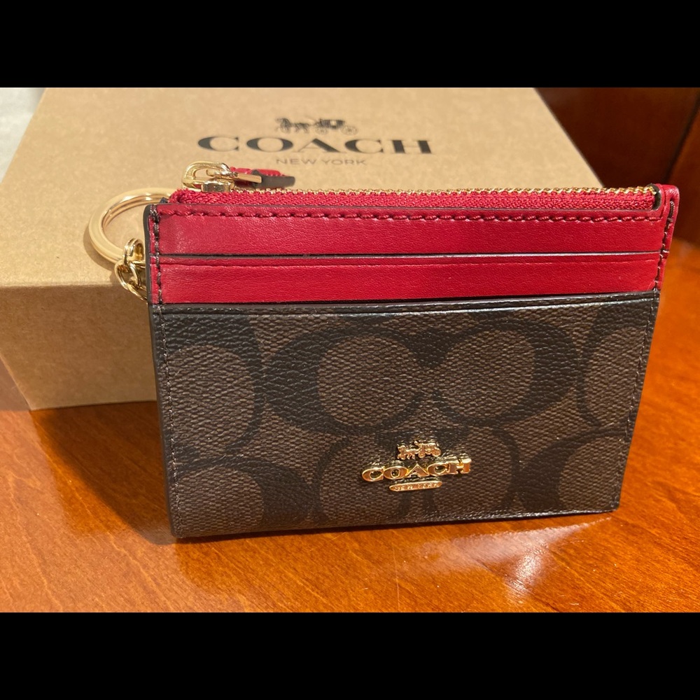 COACH SIGNATURE ID/CARD CASE
